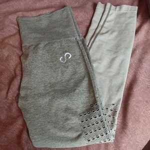 Curves N Combat Boots Leggings